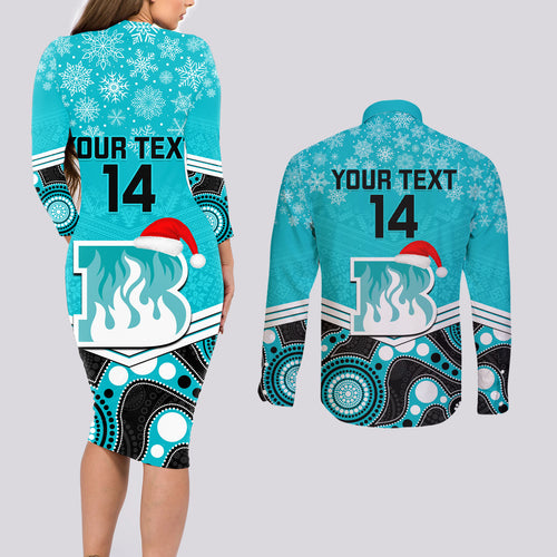 custom-brisbane-heat-cricket-christmas-couples-matching-long-sleeve-bodycon-dress-and-long-sleeve-button-shirt-merry-xmas-2023-indigenous-art