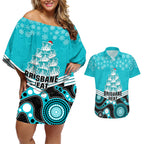 custom-brisbane-heat-cricket-christmas-couples-matching-off-shoulder-short-dress-and-hawaiian-shirt-merry-xmas-2023-indigenous-art