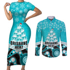 custom-brisbane-heat-cricket-christmas-couples-matching-short-sleeve-bodycon-dress-and-long-sleeve-button-shirt-merry-xmas-2023-indigenous-art