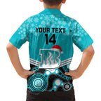 custom-brisbane-heat-cricket-christmas-family-matching-short-sleeve-bodycon-dress-and-hawaiian-shirt-merry-xmas-2023-indigenous-art