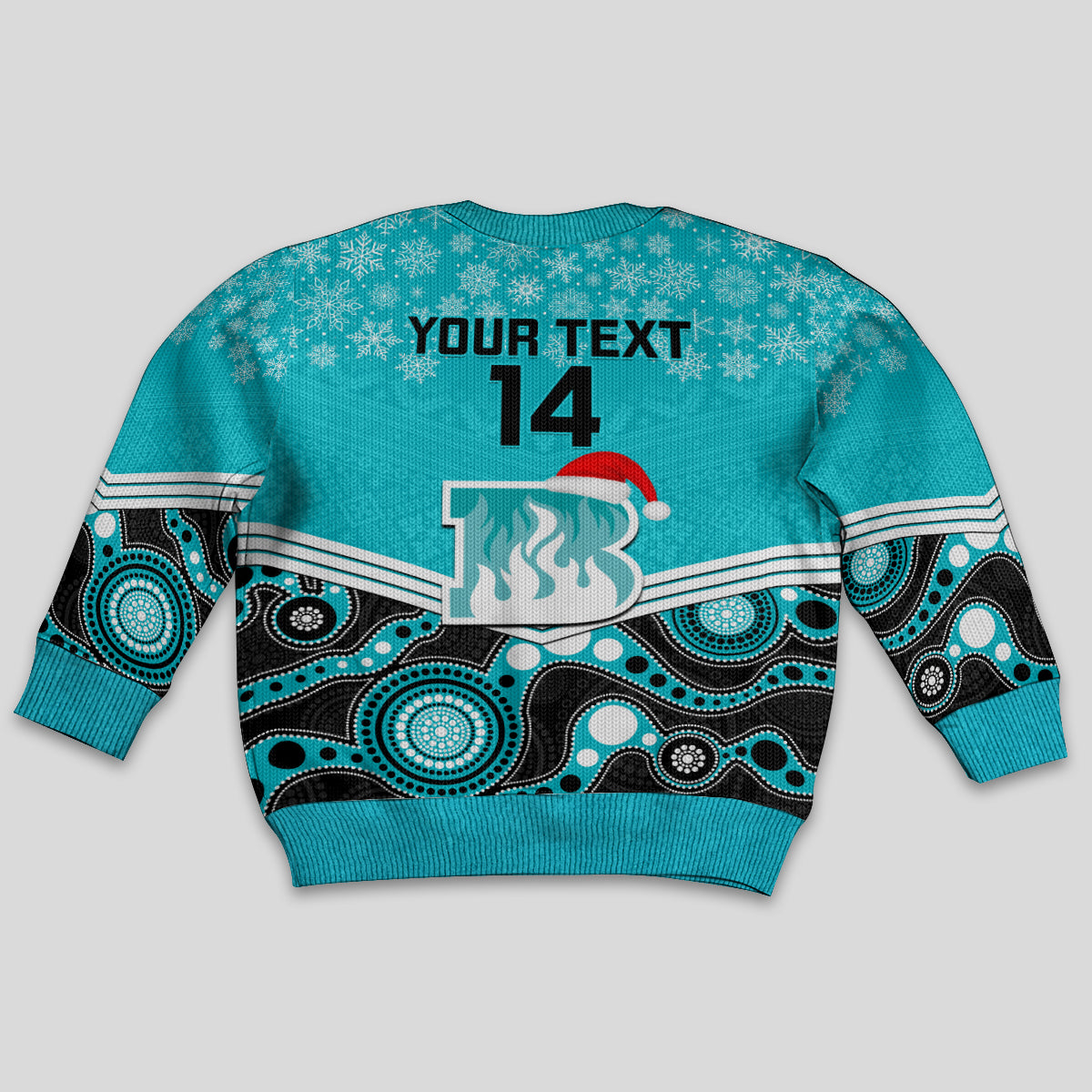 custom-brisbane-heat-cricket-christmas-kid-ugly-christmas-sweater-merry-xmas-2023-indigenous-art