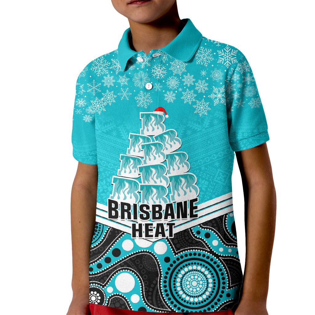 custom-brisbane-heat-cricket-christmas-kid-polo-shirt-merry-xmas-2023-indigenous-art