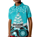 custom-brisbane-heat-cricket-christmas-kid-polo-shirt-merry-xmas-2023-indigenous-art