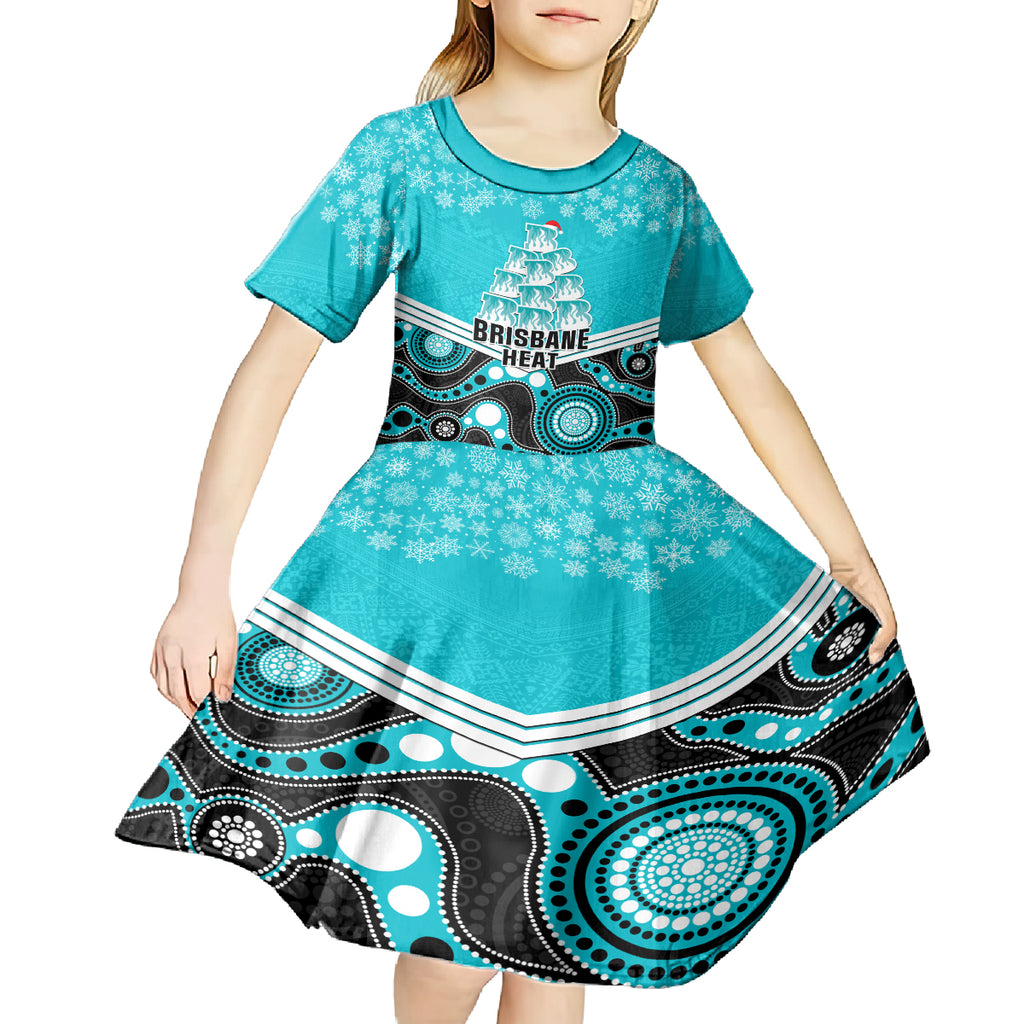 custom-brisbane-heat-cricket-christmas-kid-short-sleeve-dress-merry-xmas-2023-indigenous-art