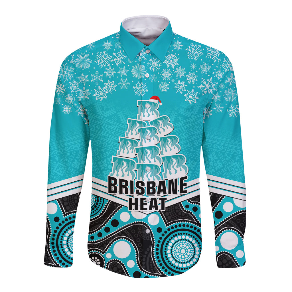 custom-brisbane-heat-cricket-christmas-long-sleeve-button-shirt-merry-xmas-2023-indigenous-art