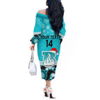 custom-brisbane-heat-cricket-christmas-off-the-shoulder-long-sleeve-dress-merry-xmas-2023-indigenous-art