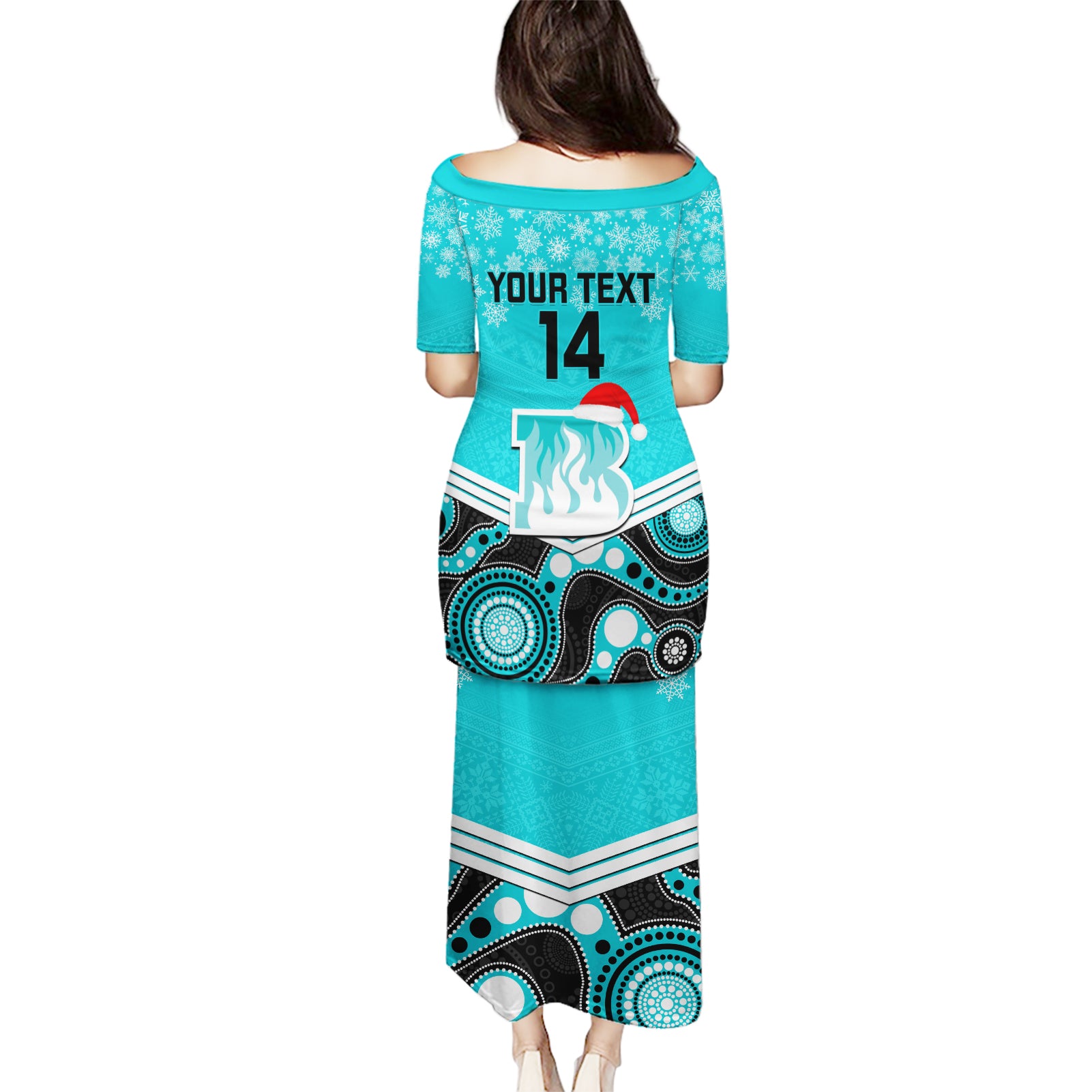 custom-brisbane-heat-cricket-christmas-puletasi-merry-xmas-2023-indigenous-art