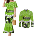 custom-thunder-cricket-christmas-couples-matching-mermaid-dress-and-long-sleeve-button-shirt-merry-xmas-2023-indigenous-art