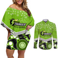 custom-thunder-cricket-christmas-couples-matching-off-shoulder-short-dress-and-long-sleeve-button-shirt-merry-xmas-2023-indigenous-art