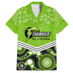 custom-thunder-cricket-christmas-family-matching-long-sleeve-bodycon-dress-and-hawaiian-shirt-merry-xmas-2023-indigenous-art