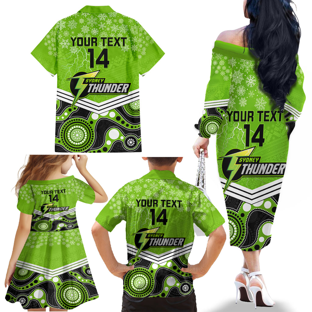 custom-thunder-cricket-christmas-family-matching-off-shoulder-long-sleeve-dress-and-hawaiian-shirt-merry-xmas-2023-indigenous-art