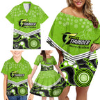 custom-thunder-cricket-christmas-family-matching-off-shoulder-short-dress-and-hawaiian-shirt-merry-xmas-2023-indigenous-art