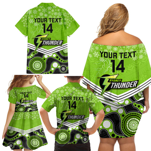 custom-thunder-cricket-christmas-family-matching-off-shoulder-short-dress-and-hawaiian-shirt-merry-xmas-2023-indigenous-art