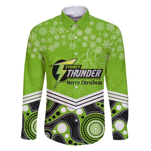 custom-thunder-cricket-christmas-family-matching-off-shoulder-short-dress-and-hawaiian-shirt-merry-xmas-2023-indigenous-art