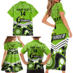 custom-thunder-cricket-christmas-family-matching-short-sleeve-bodycon-dress-and-hawaiian-shirt-merry-xmas-2023-indigenous-art