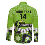 custom-thunder-cricket-christmas-family-matching-short-sleeve-bodycon-dress-and-hawaiian-shirt-merry-xmas-2023-indigenous-art