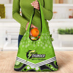 Thunder Cricket Christmas Grocery Bag Merry Xmas Indigenous Art