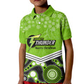 custom-thunder-cricket-christmas-kid-polo-shirt-merry-xmas-2023-indigenous-art