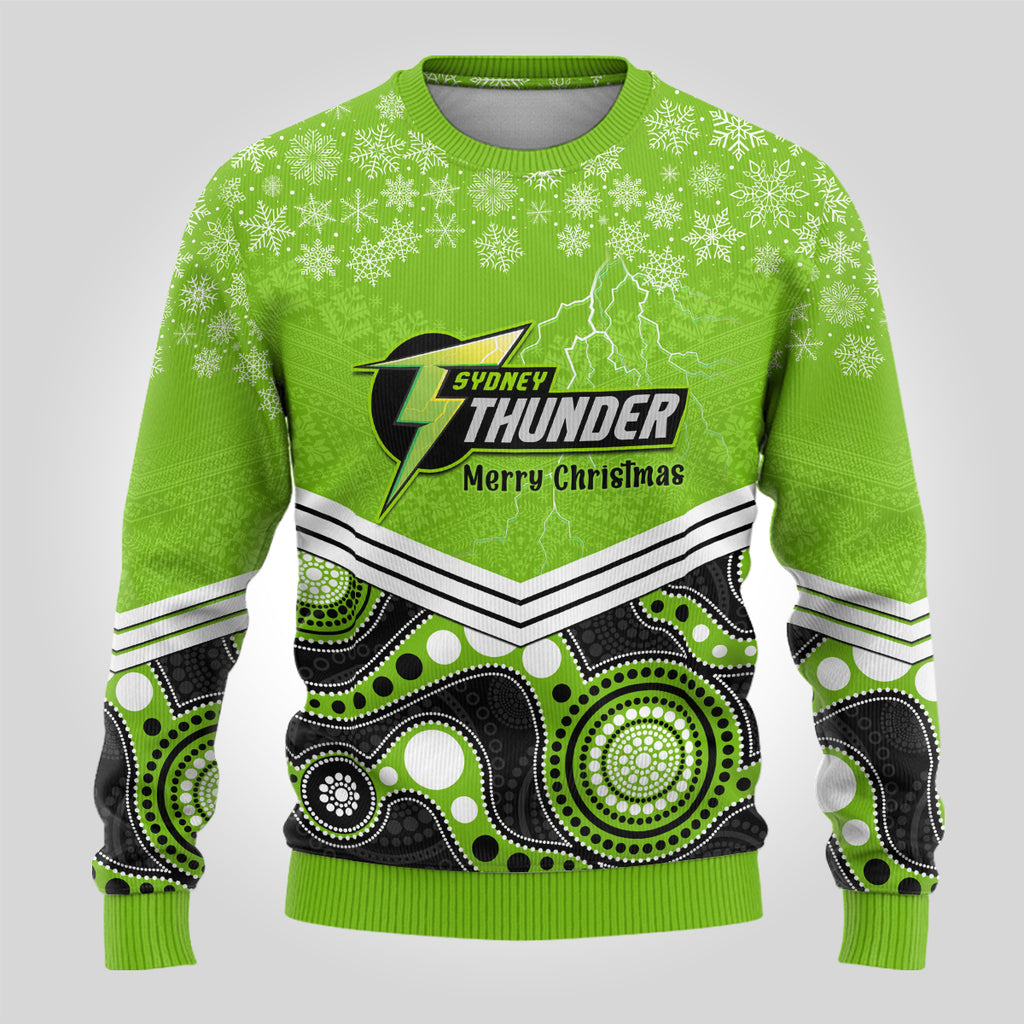 custom-thunder-cricket-christmas-ugly-christmas-sweater-merry-xmas-2023-indigenous-art