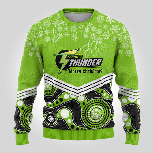 custom-thunder-cricket-christmas-ugly-christmas-sweater-merry-xmas-2023-indigenous-art