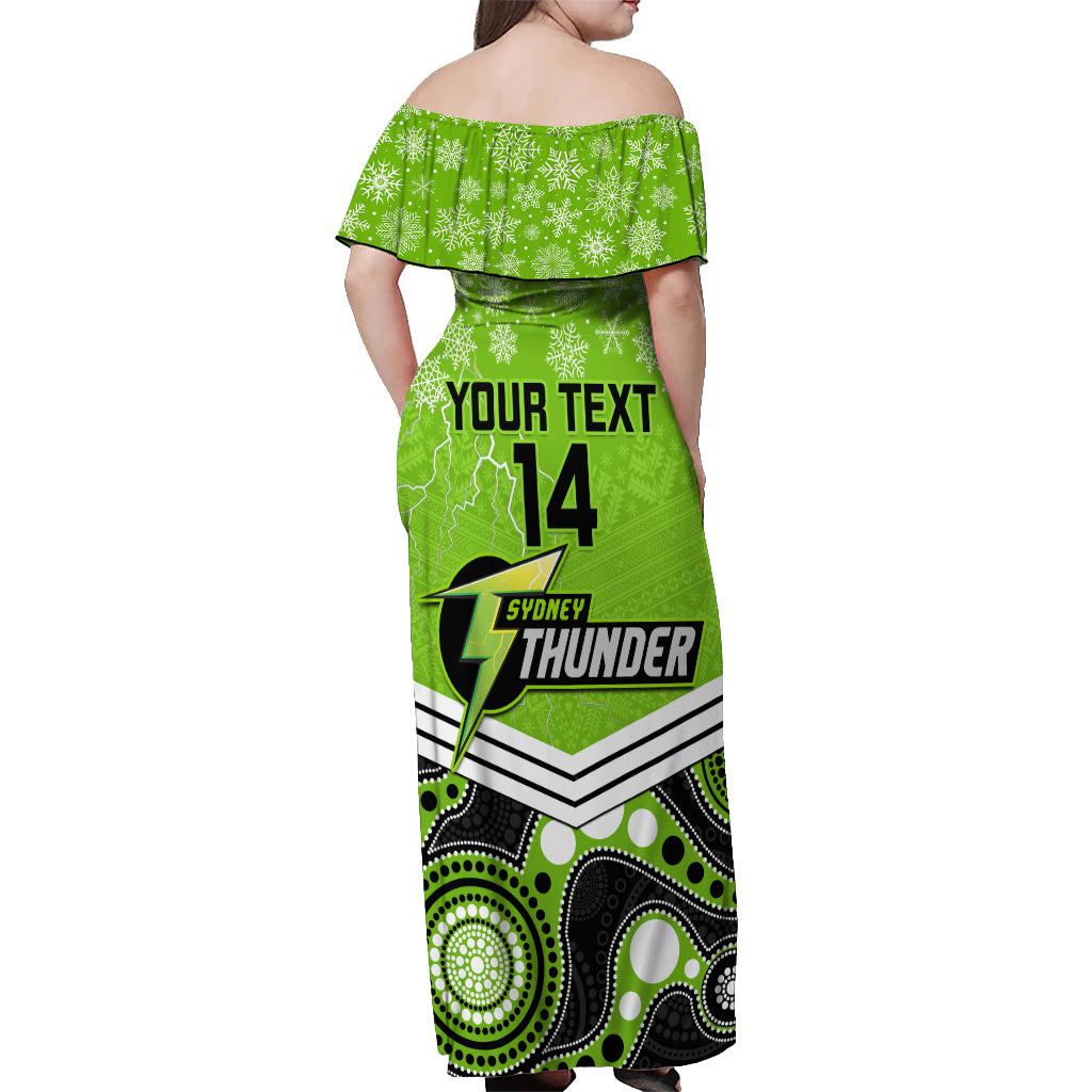 custom-thunder-cricket-christmas-off-shoulder-maxi-dress-merry-xmas-2023-indigenous-art