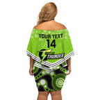 custom-thunder-cricket-christmas-off-shoulder-short-dress-merry-xmas-2023-indigenous-art