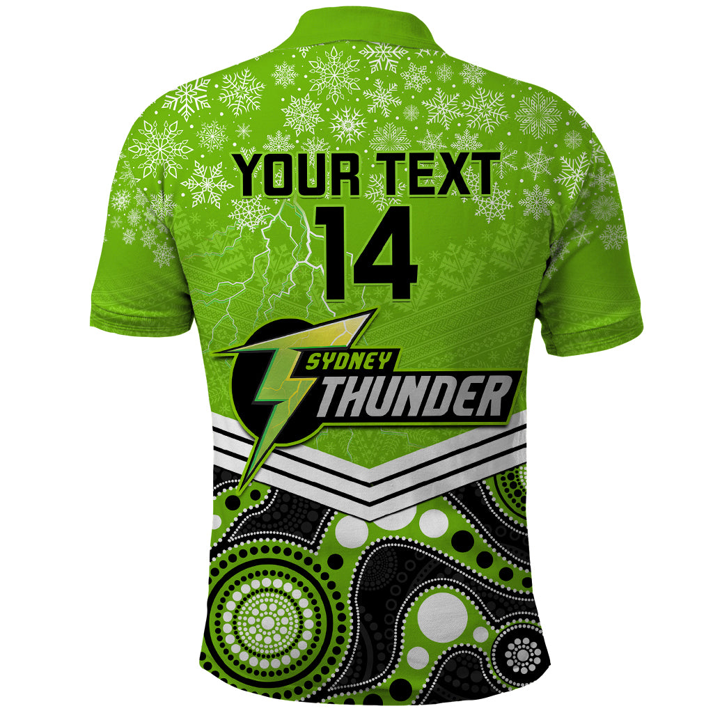 custom-thunder-cricket-christmas-polo-shirt-merry-xmas-2023-indigenous-art