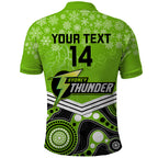 custom-thunder-cricket-christmas-polo-shirt-merry-xmas-2023-indigenous-art