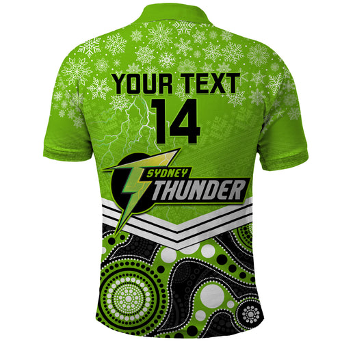 custom-thunder-cricket-christmas-polo-shirt-merry-xmas-2023-indigenous-art