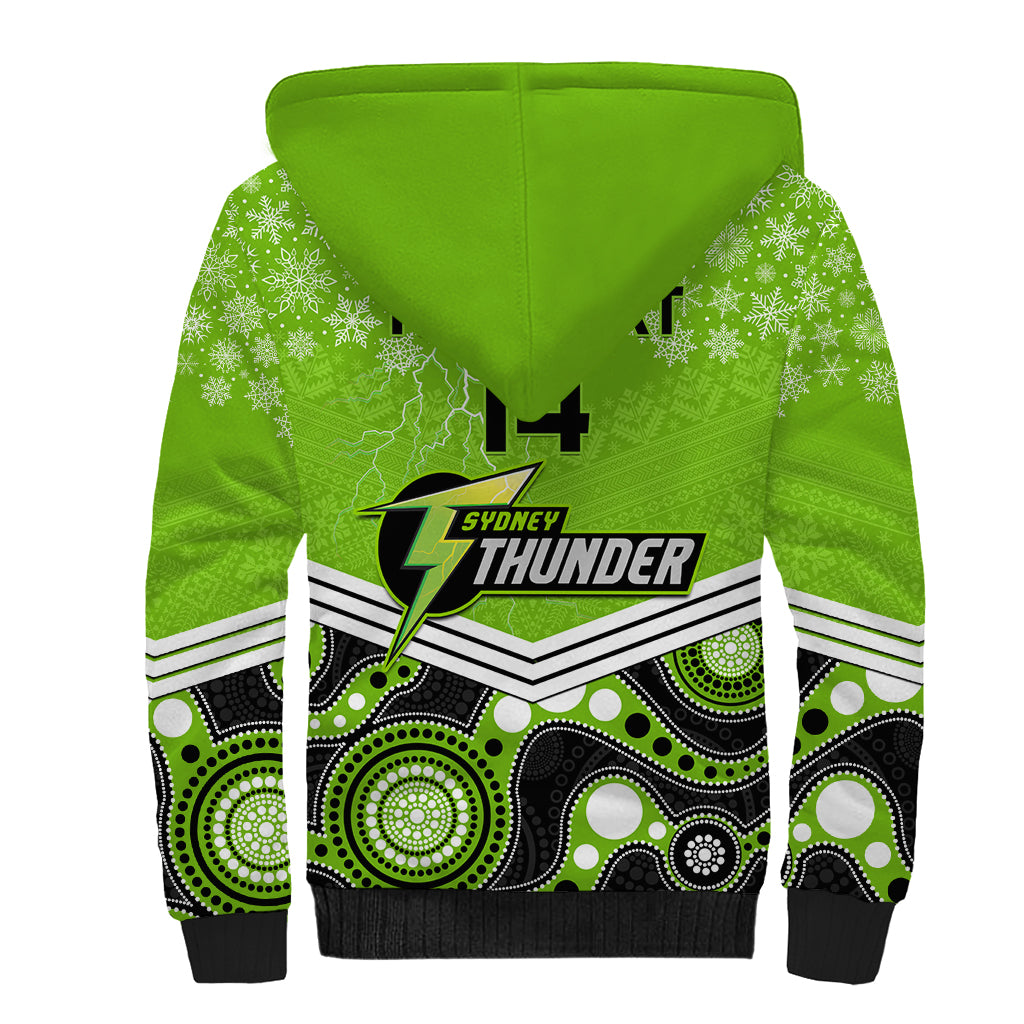 custom-thunder-cricket-christmas-sherpa-hoodie-merry-xmas-2023-indigenous-art