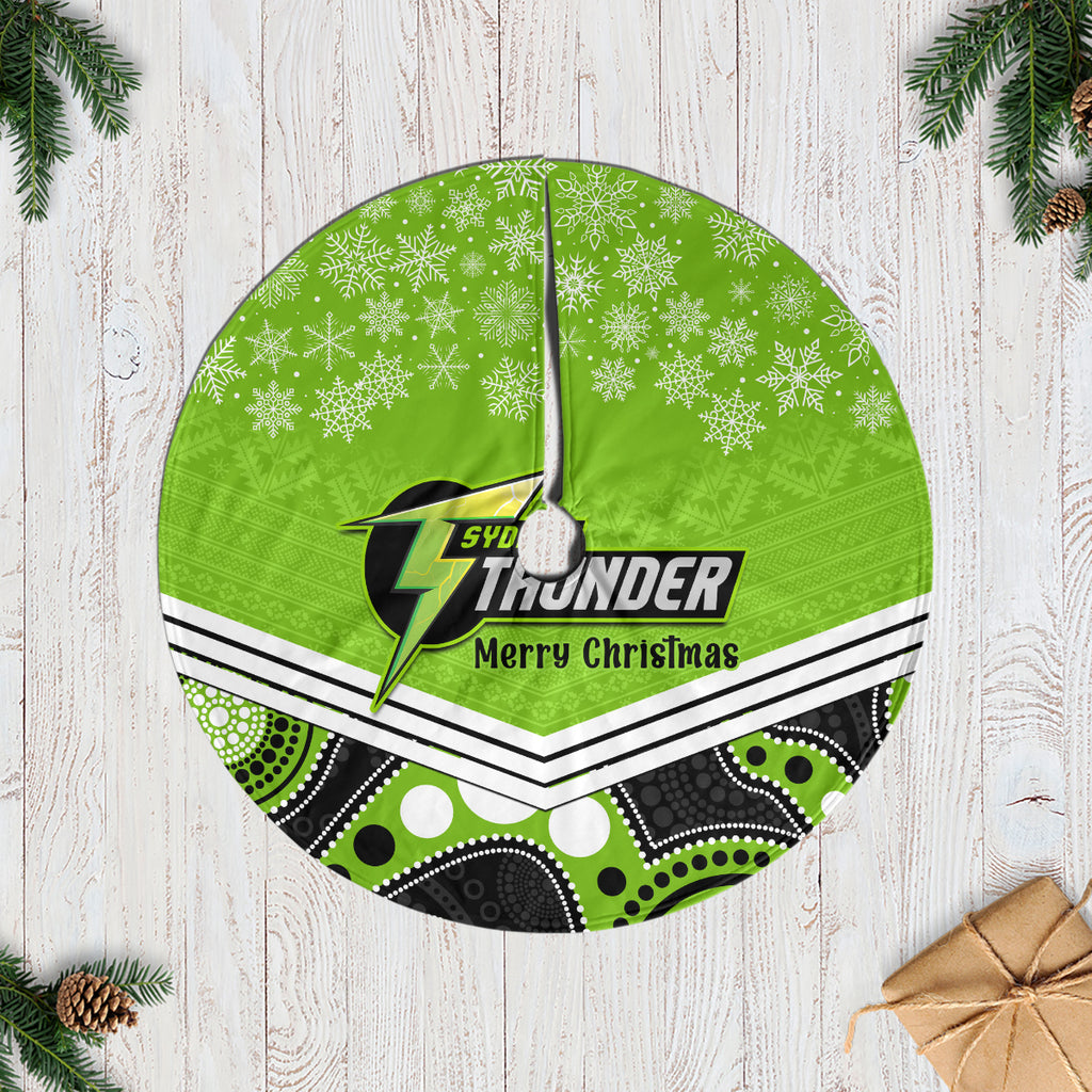 thunder-cricket-christmas-tree-skirt-merry-xmas-2023-indigenous-art