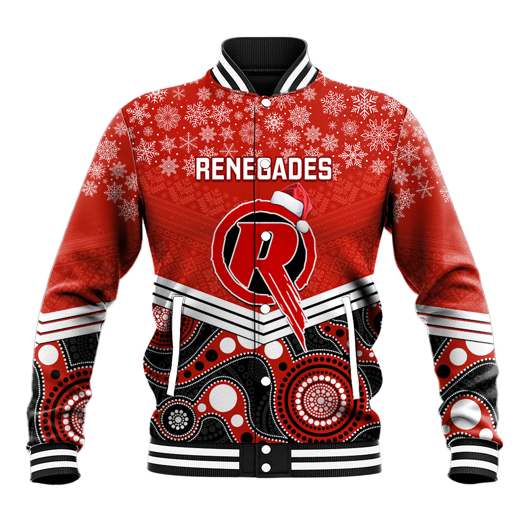 custom-melbourne-renegades-cricket-christmas-baseball-jacket-merry-xmas-2023-indigenous-art