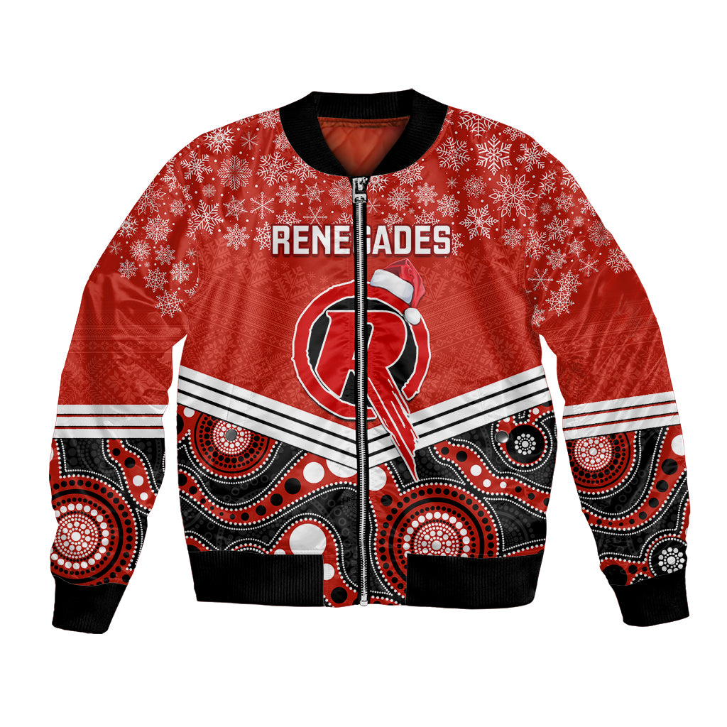 custom-melbourne-renegades-cricket-christmas-bomber-jacket-merry-xmas-2023-indigenous-art