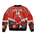 custom-melbourne-renegades-cricket-christmas-bomber-jacket-merry-xmas-2023-indigenous-art