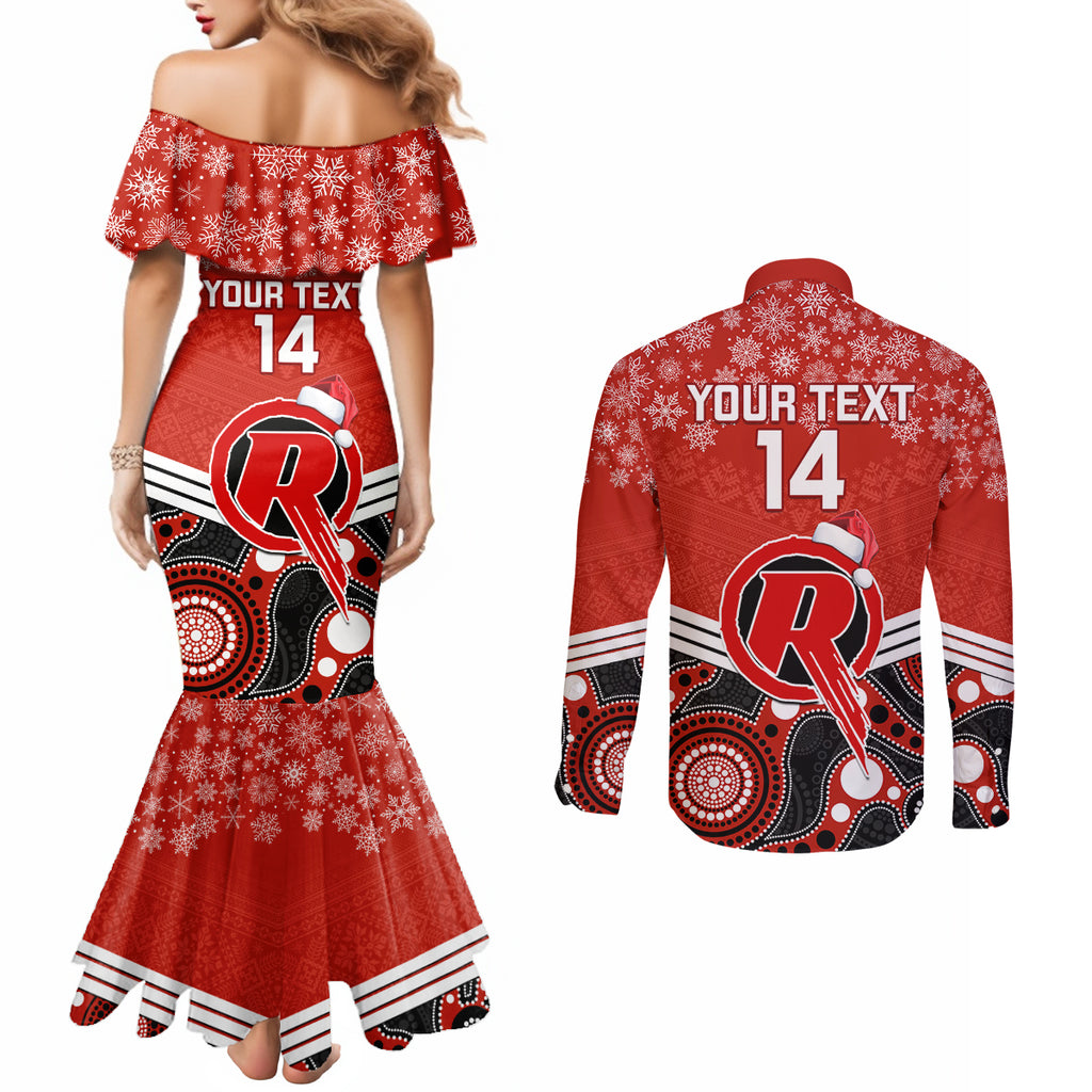 custom-melbourne-renegades-cricket-christmas-couples-matching-mermaid-dress-and-long-sleeve-button-shirt-merry-xmas-2023-indigenous-art