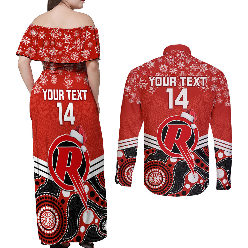 custom-melbourne-renegades-cricket-christmas-couples-matching-off-shoulder-maxi-dress-and-long-sleeve-button-shirt-merry-xmas-2023-indigenous-art