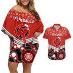 custom-melbourne-renegades-cricket-christmas-couples-matching-off-shoulder-short-dress-and-hawaiian-shirt-merry-xmas-2023-indigenous-art