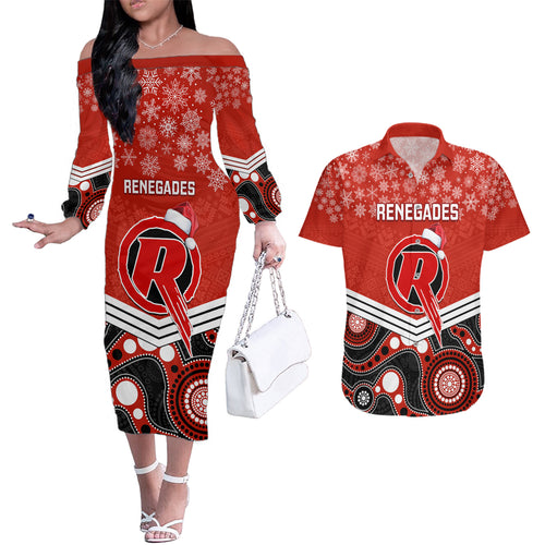 custom-melbourne-renegades-cricket-christmas-couples-matching-off-the-shoulder-long-sleeve-dress-and-hawaiian-shirt-merry-xmas-2023-indigenous-art
