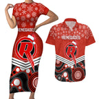 custom-melbourne-renegades-cricket-christmas-couples-matching-short-sleeve-bodycon-dress-and-hawaiian-shirt-merry-xmas-2023-indigenous-art