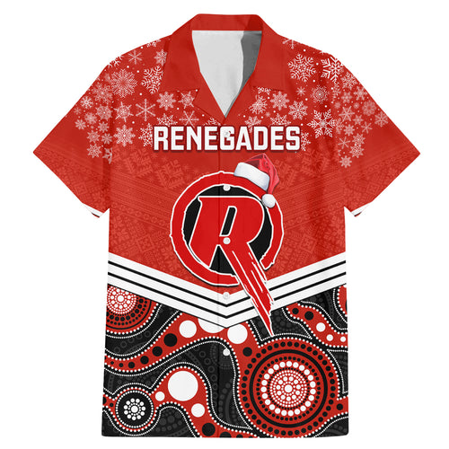 custom-melbourne-renegades-cricket-christmas-family-matching-mermaid-dress-and-hawaiian-shirt-merry-xmas-2023-indigenous-art