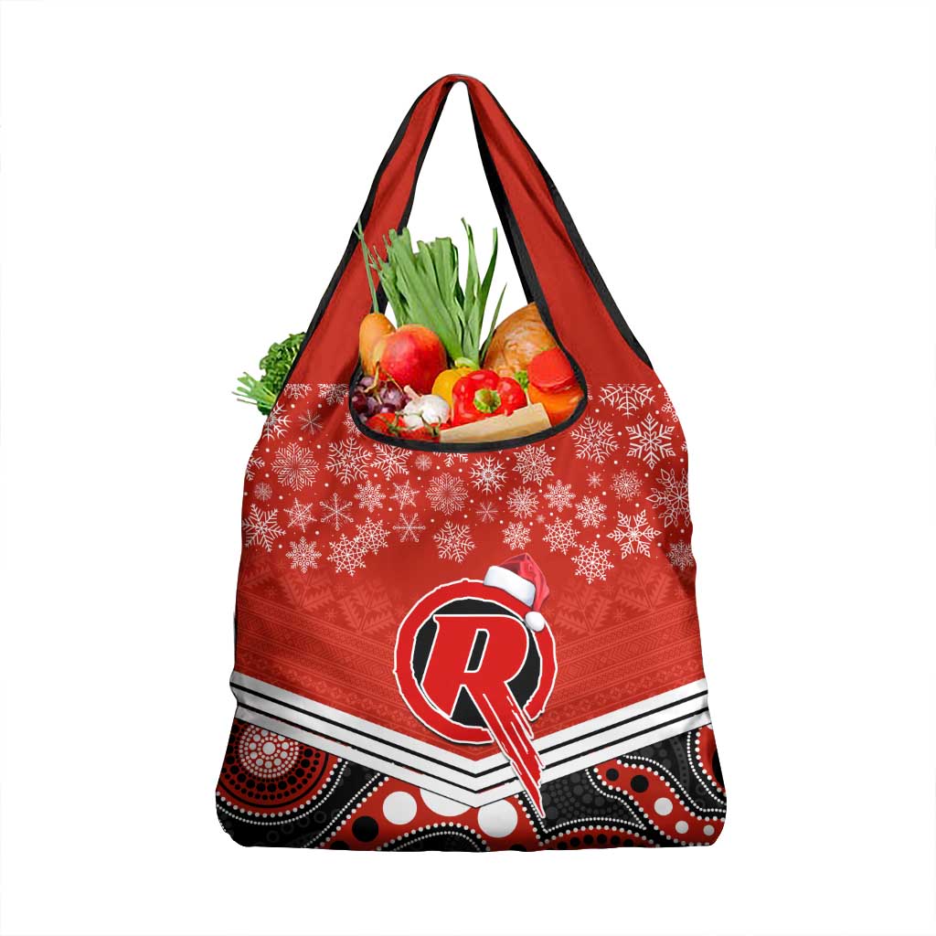 Melbourne Renegades Cricket Christmas Grocery Bag Merry Xmas Indigenous Art