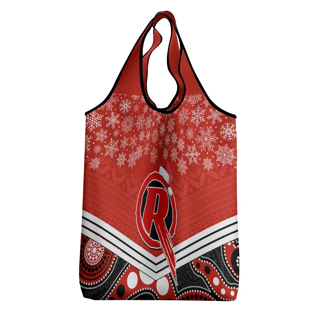 Melbourne Renegades Cricket Christmas Grocery Bag Merry Xmas Indigenous Art