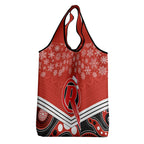 Melbourne Renegades Cricket Christmas Grocery Bag Merry Xmas Indigenous Art