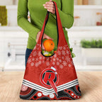 Melbourne Renegades Cricket Christmas Grocery Bag Merry Xmas Indigenous Art
