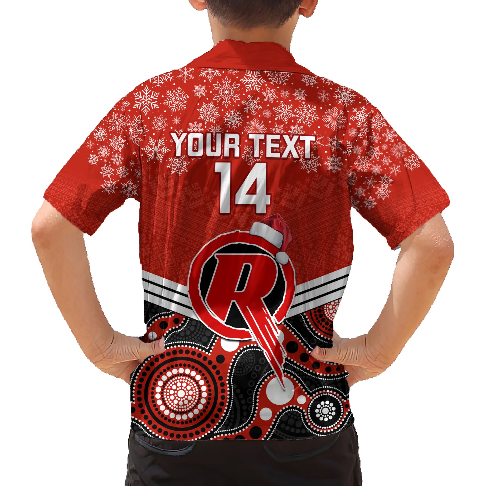 custom-melbourne-renegades-cricket-christmas-hawaiian-shirt-merry-xmas-2023-indigenous-art