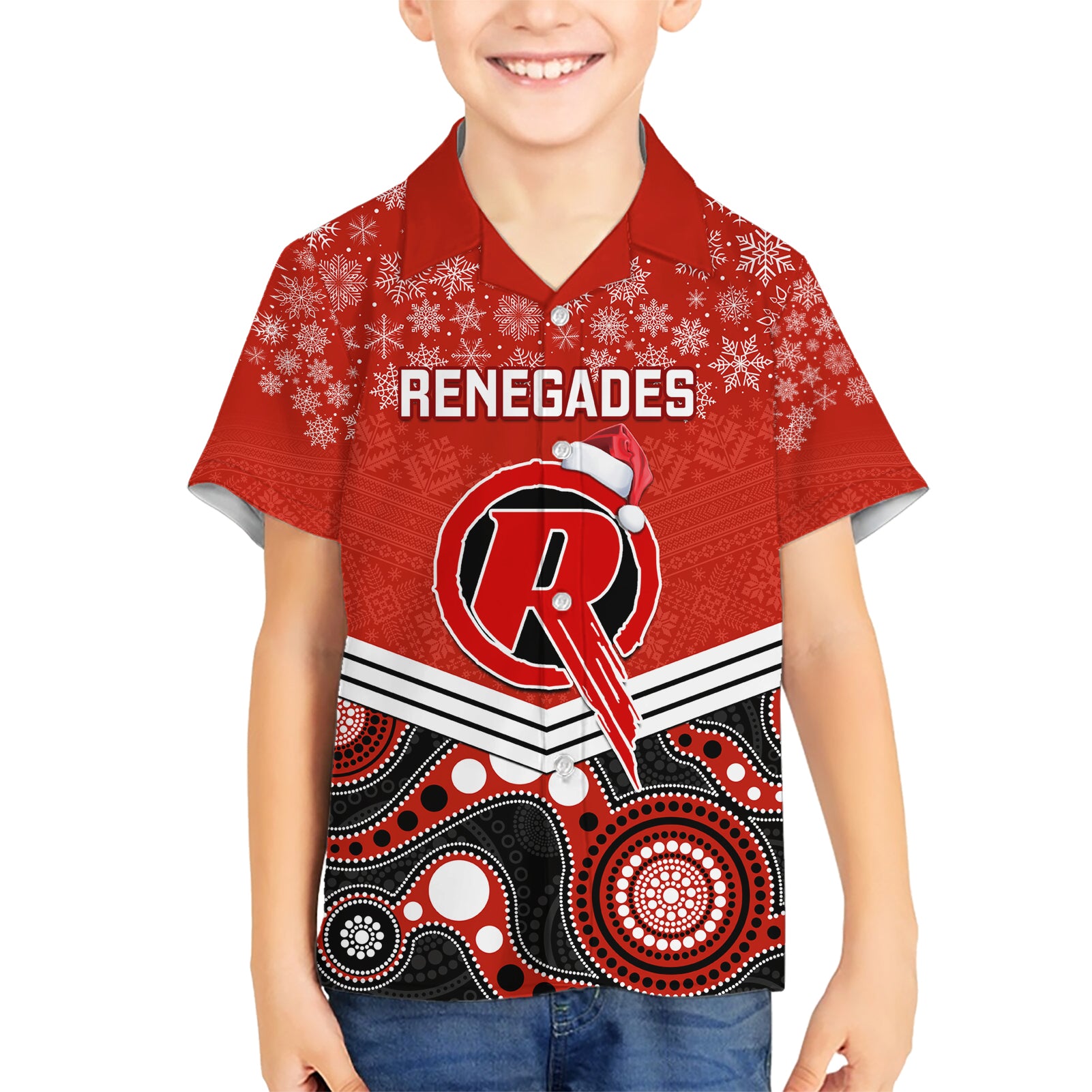 custom-melbourne-renegades-cricket-christmas-kid-hawaiian-shirt-merry-xmas-2023-indigenous-art