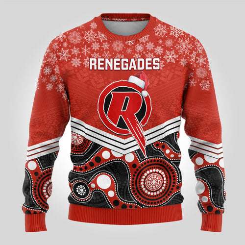 custom-melbourne-renegades-cricket-christmas-ugly-christmas-sweater-merry-xmas-2023-indigenous-art