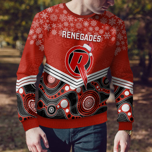 custom-melbourne-renegades-cricket-christmas-ugly-christmas-sweater-merry-xmas-2023-indigenous-art