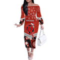 custom-melbourne-renegades-cricket-christmas-off-the-shoulder-long-sleeve-dress-merry-xmas-2023-indigenous-art