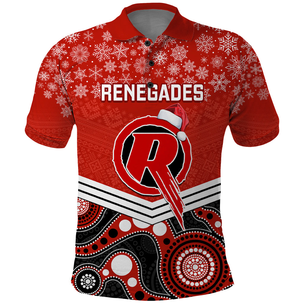 custom-melbourne-renegades-cricket-christmas-polo-shirt-merry-xmas-2023-indigenous-art